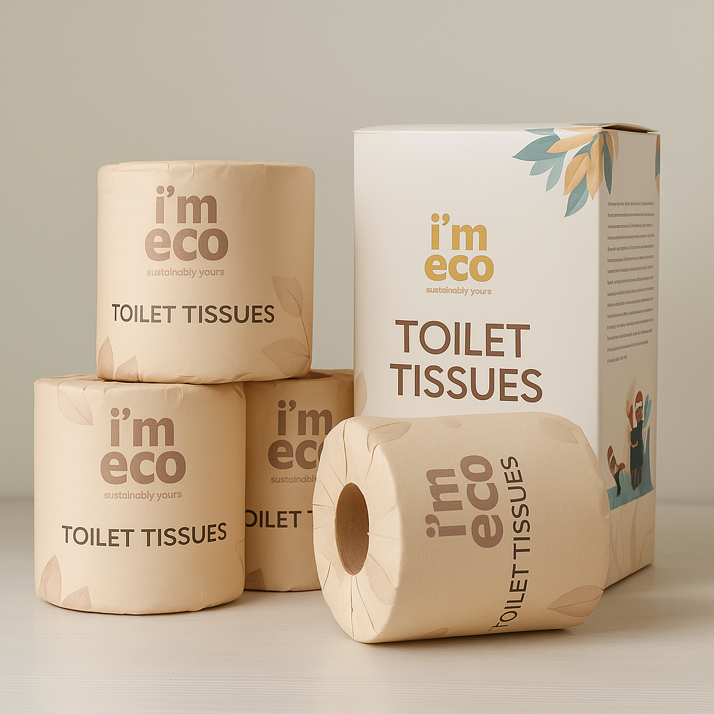 Bamboo toilet tissue - 4 rolls