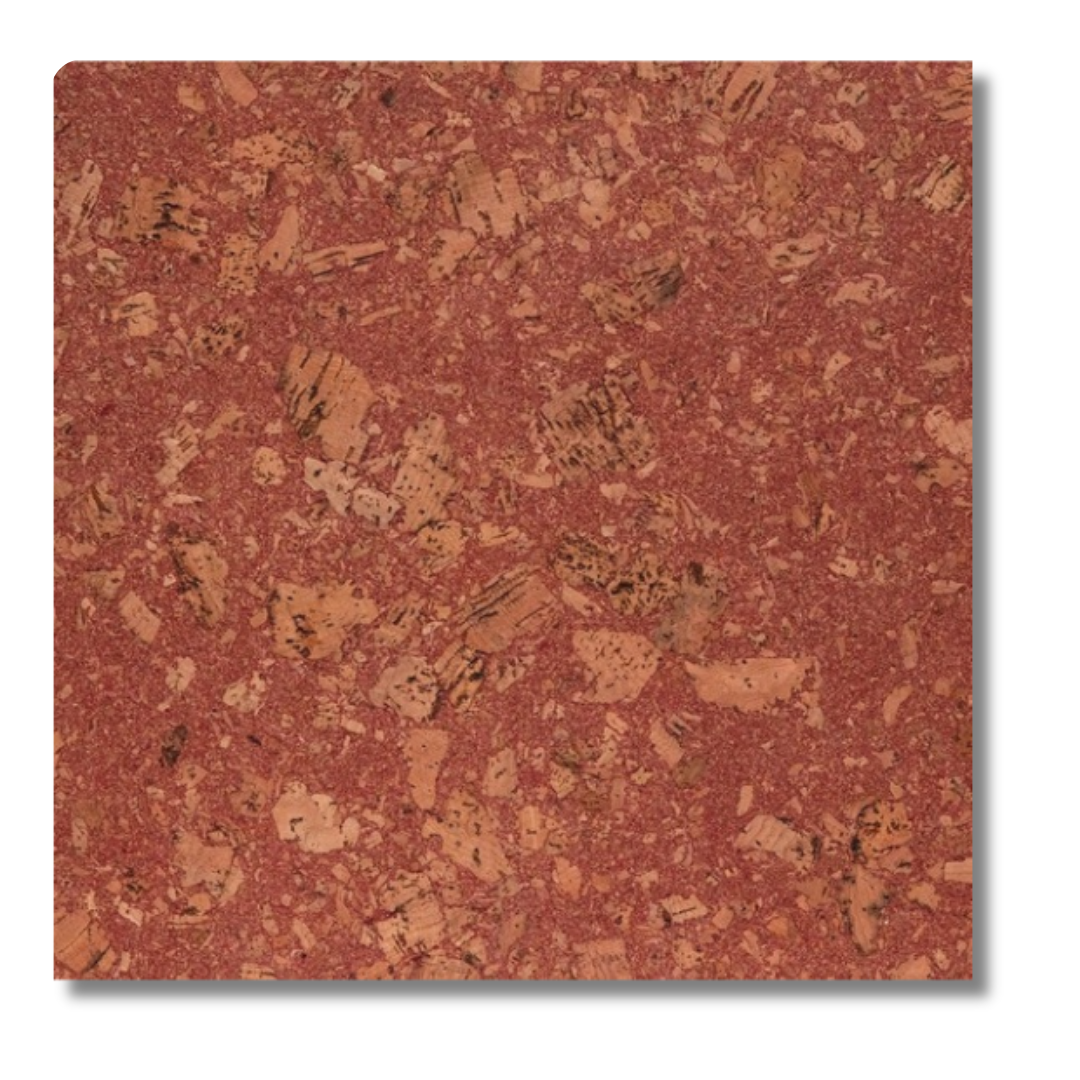 Vermillion splash on cork - 3104